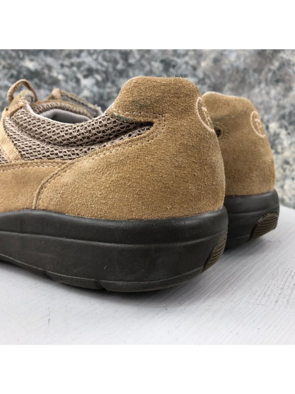 Propet Men's Size 9 Shadow Warm Taupe/Taupe Brown Lace-Up Sneakers Shoes M3213 - Picture 5 of 12